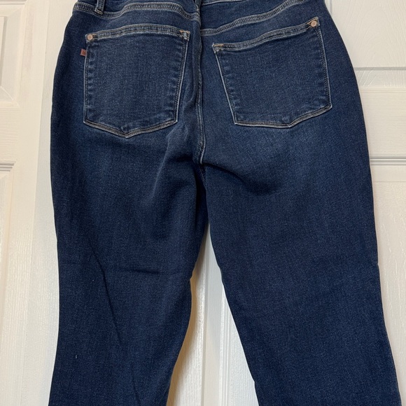 Judy Blue Dark Indigo High Wasted Thermal Skinny Jeans - Picture 7 of 7